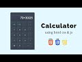 ASMR Programming - Calculator Using HTML CSS & JS | No Talking