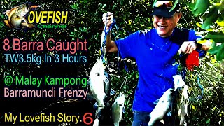 Setting New Records of Barra Fishing @ Malay Kampong - My Lovefish Story.6