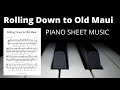 Sea Shanty - Rolling Down to Old Maui - Piano Sheet Music & Piano Tutorial