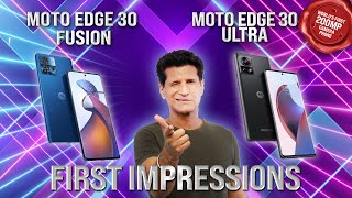 World’s First 200MP Camera Phone. Moto Edge 30 Ultra + Edge 30 Fusion