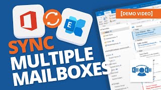 How to synchronize calendars, contacts, tasks, and emails between multiple exchange mailboxes