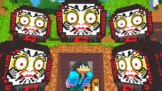 【マイクラ】恐怖の黒ダルマから逃げられるか【マインクラフト】【まいくら】