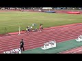 大阪中学総体　男子1年1500m 予選3組　2022年10月8日