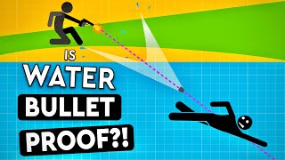Is Water Bulletproof?! DEBUNKED #survival #myths #debunked