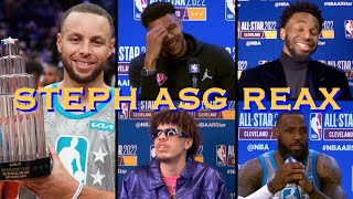 All-Stars react to Stephen Curry’s 16 threes, 50 points & MVP award: LeBron, Giannis, Embiid, LaMelo