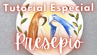 LIVE 240 - PRESÉPIO DE NATAL EM AQUARELA