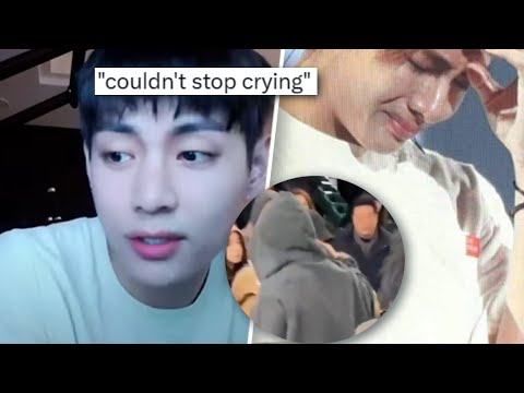 V Says "I'll Miss You"! Fan POSTS V CRYING At Ceremony During Goodbye To Jung Kook? Jimin Got Teary