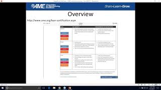 AME Webinar: Lean Certification Overview