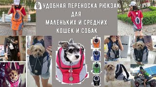 🐶🐈Удобная переноска рюкзак для маленьких и cредних кошек🐈 и собак🐕