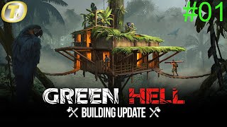 Ep1: Survivre à l'enfer vert! (Green Hell Building Update Gameplay fr)