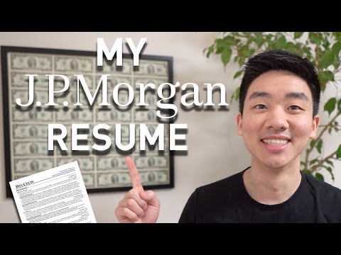 How do I write a CV for a bank job?