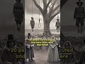 The Salem Witch Trials : Real Incident 🧟‍♀️ | #shorts