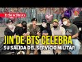 Jin de BTS celebra su salida del servicio militar