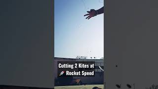 #shorts || Kite Cutting with Rocket Speed || Akshay Tritiya Kite Flying 2021 || #viral #ytshorts