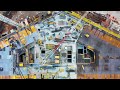 skanska h2offices project construction drone video 3