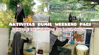 #dailyvlog Aktivitas pagi bumil | BERSIH BERSIH RUMAH KONTRAKAN