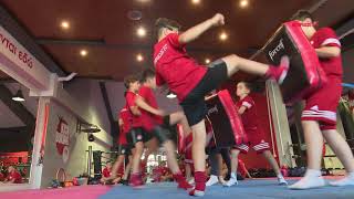 Προπόνηση στο Kick Boxing για την Κ-11! / Kick Boxing training for U-11 team!