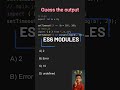 Js interview questions -es6 #shorts #short #shortsfeed #javascript  #javascript #ytshorts #frontend