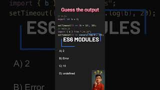 Js interview questions -es6 #shorts #short #shortsfeed #javascript #javascript #ytshorts #frontend