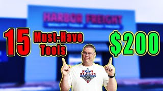 15 Homeowner Tools you NEED from Harbor Freight in 2025 (All for $200)