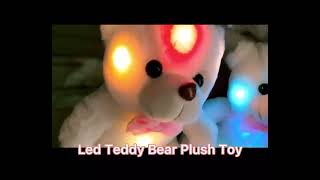 Giant Rainbow Teddy Bear With Light Cute Soft Glowing Teddy Bears Plush Toys Doll