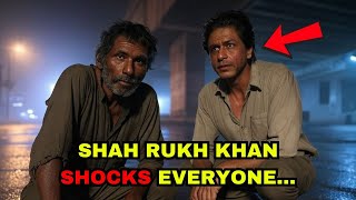 Homeless Man asks Shah Rukh Khan \