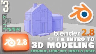 Blender 2.8: Intro to 3D Modeling #b3d