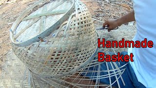Handmade basket episode 2 - 5 minutes Bamboo wood craft Part 56