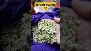 మొలకలని  ఫ్రీజ్ లో ఈ విధంగా పెట్టండి...|sprouts storing tip #shorts#youtubeshorts|by Nischal