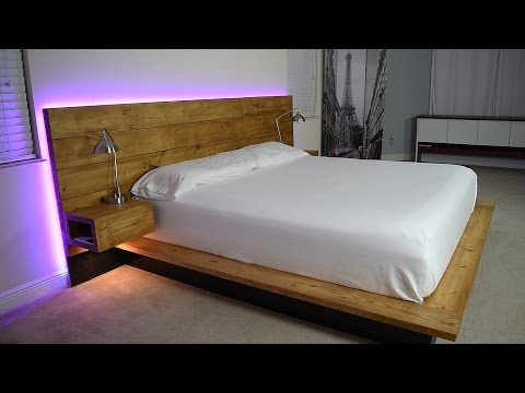 DIY Platform Bed With Floating Night Stands (Plans Available) DIY Platform Bed With Floating Night Stands (Plans Available)