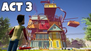 Hello Neighbor Act 3 in Old Style Gameplay