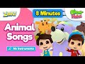 Omar & Hana x Zaky | Animal Songs for Kids | Muslim Cartoon