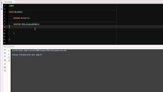PHP: Classes & Objects Part 1