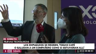 Entrevista en Telemadrid a Fernando Goñi sobre el Metaverso de DXC Technology