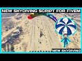 QBCore New Skydiving  Script *FREE* | FiveM Roleplay Scripts | FiveM Tutorial 2023 | MJ DEVELOPMENT