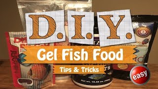 DiY Gel Fish Food