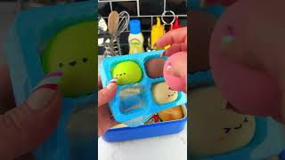Packing School Lunch with Fidget Food *BENTO Box* Satisfying  ASMR! #shorts #fid