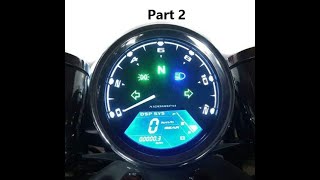 Part2 - Samdo universal motorcycle speedometer