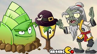 Plants Vs Zombies 2: New Plants In Kung Fu World Vs Qi-Gong Master Zombies