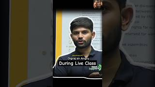 Digraj Sir Angry 🤬 During Live Class 😰 | Aarambhian Hub | #nexttoppers #digrajsir