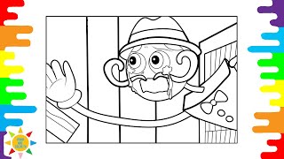Poppy Playtime Coloring | Daddy Long Legs Coloring Page | Cartoon - Why We Lose