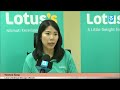 Lotus's Malaysia gives importance to quality and value of their products