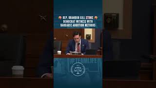 Rep. Brandon Gill STUNS Democrat Witness with Barbaric Abortion Methods.
