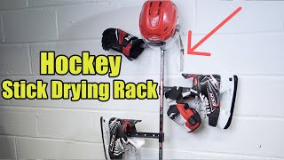 A hockey stick that drys your gear ! DryStick The best hockey equipment Drying Rack ?