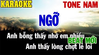 Karaoke Ngỡ Tone Nam - Beat Mới | 84