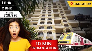 Tharwani Badlapur West Project🔥😱| Tharwani Vedant Nakshatra | Badlapur Property Rates Near Station