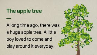 Learn English through Story - The apple tree - Level 1
