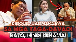 DIGONG BAKIT NAGMAMAKAAWA SA MGA TAGA-DAVAO?