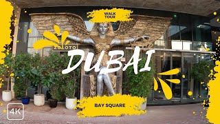 Dubai [4K] Walking Tour –  Bay Square