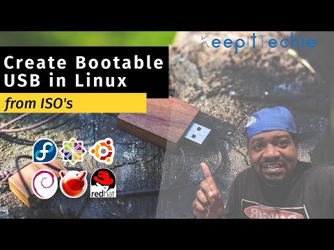 Create a bootable USB drive in Linux terminal